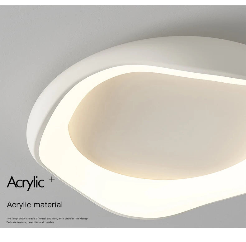 Minimalism Bedroom led Chandelier home Decor Smart light fixtures Modern Ceiling Lamp For Room Living dining Silver Black White